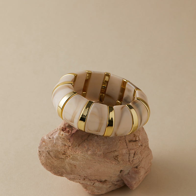 Ivory Luxe Statement Bracelet