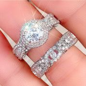 Eternal Radiance Duo Ring Set