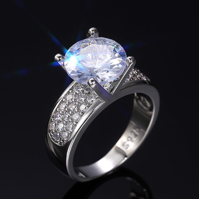 Radiant Majesty Solitaire Ring