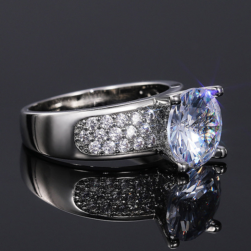 Radiant Majesty Solitaire Ring