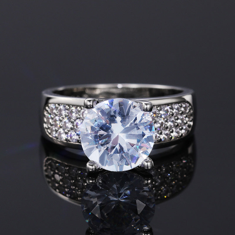 Radiant Majesty Solitaire Ring