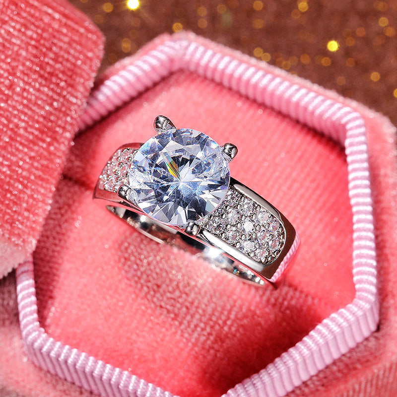 Radiant Majesty Solitaire Ring