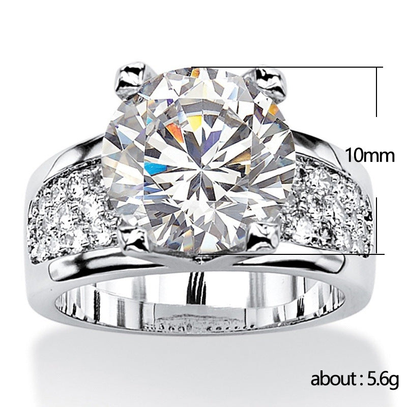 Radiant Majesty Solitaire Ring