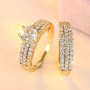 Eternal Lumina Dual Band Ring