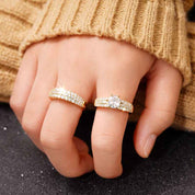 Eternal Lumina Dual Band Ring