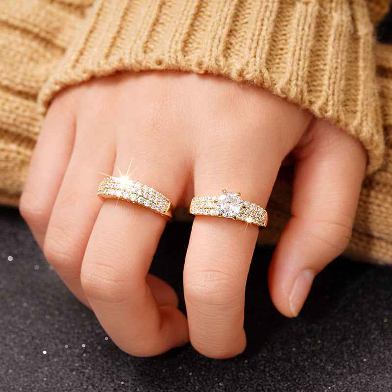 Eternal Lumina Dual Band Ring