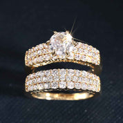 Eternal Lumina Dual Band Ring