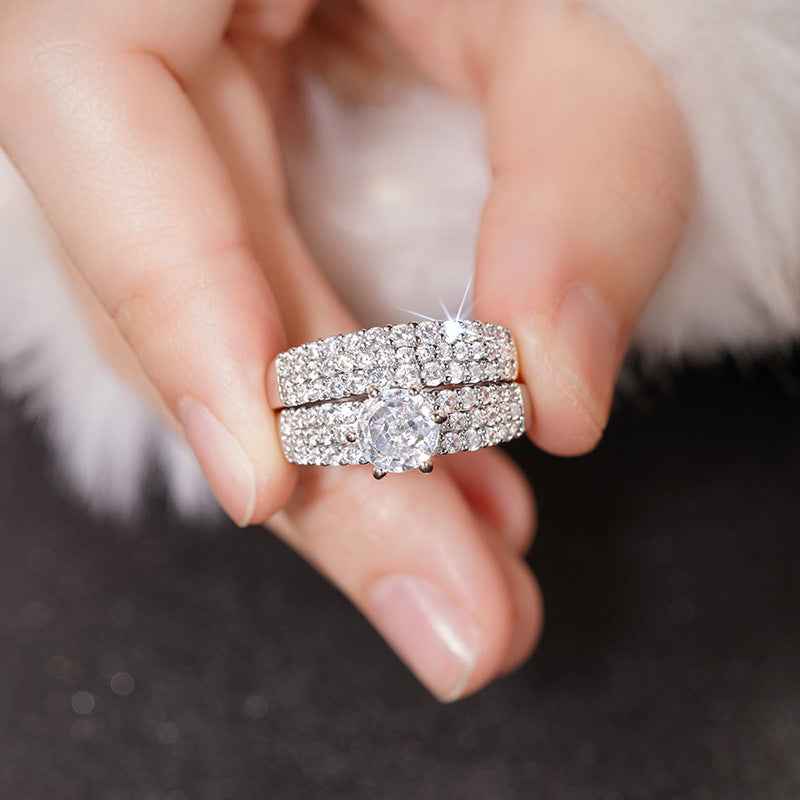 Eternal Lumina Dual Band Ring