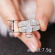 Eternal Lumina Dual Band Ring