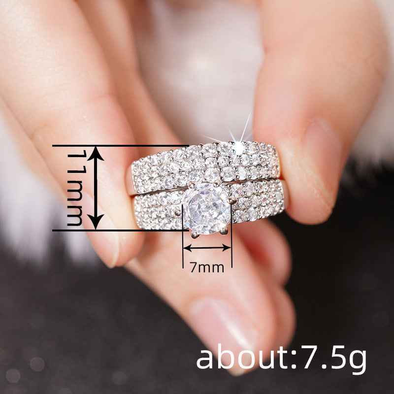 Eternal Lumina Dual Band Ring