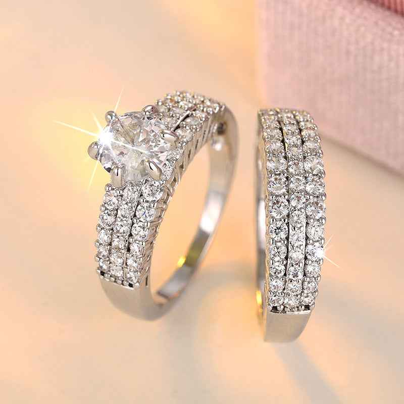 Eternal Lumina Dual Band Ring
