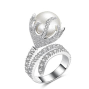 Pearl Bloom Statement Ring