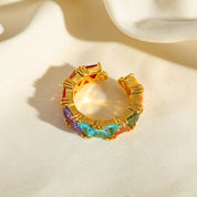 Prism Radiance Adjustable Ring