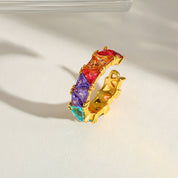 Prism Radiance Adjustable Ring