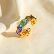 Prism Radiance Adjustable Ring