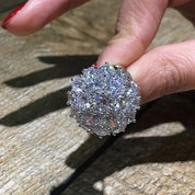 Radiant Aurora Cluster Statement Ring