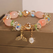 Mermaid Aura Crystal Charm Bracelet