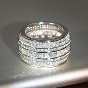 Celestia Luxe Radiance 925 Silver Plated Band