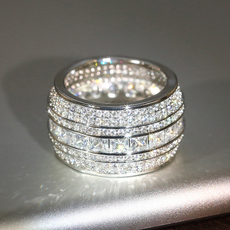 Celestia Luxe Radiance 925 Silver Plated Band