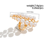 Ocean Bloom Statement Ring Set