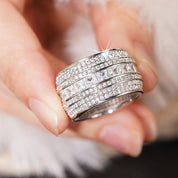 Celestia Luxe Radiance 925 Silver Plated Band