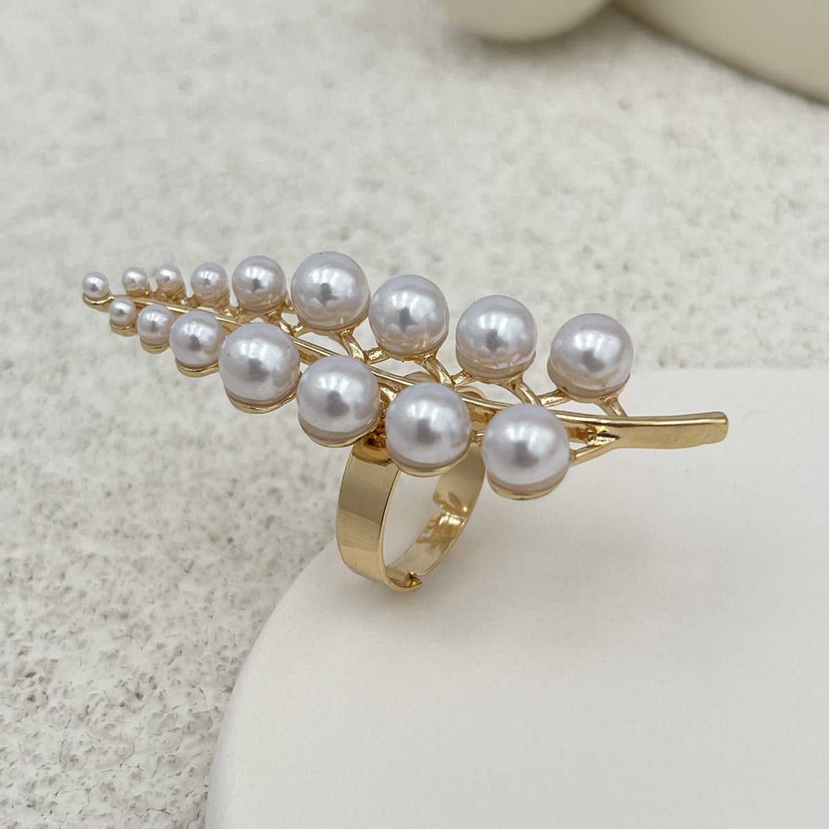 Ocean Bloom Statement Ring Set