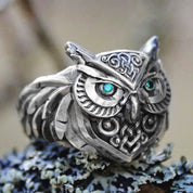 Mystic Noctura Owl Adjustable Ring