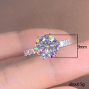 Radiant Sparkle Solitaire Ring