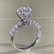 Radiant Sparkle Solitaire Ring