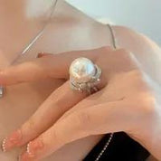 Majestic Pearl Crown Ring